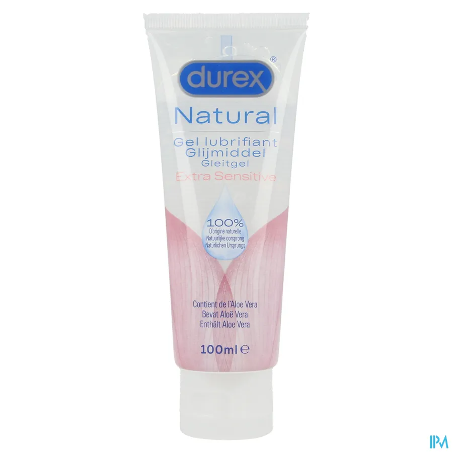 packshot van Durex Natural Glijmiddel Extra Sensitive 100 ml