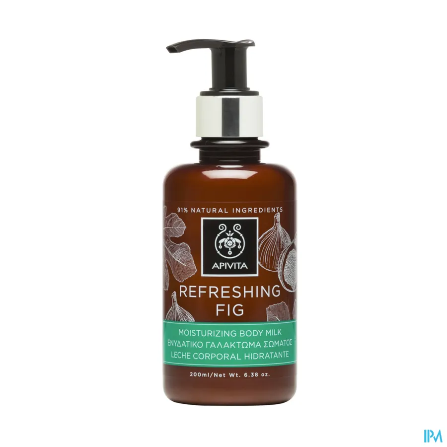 packshot van Apivita Refreshing Fig Hydraterende Lichaamsmelk 200 ml