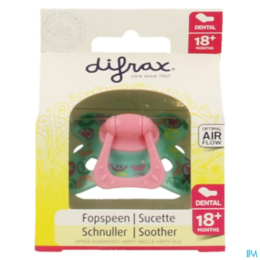 packshot van Difrax Fopspeen Sil Dental Xtr Sterk 18m+ 342