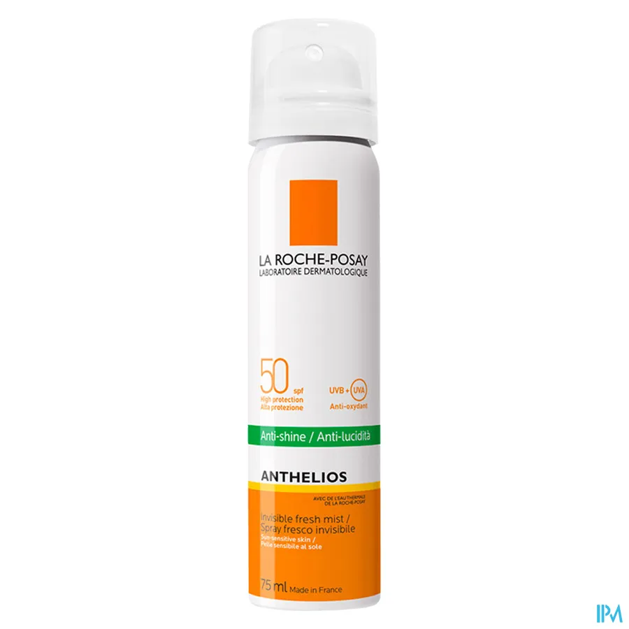 packshot van La Roche-Posay Anthelios Onzichtbare Mist SPF 50 Gelaat Anti-glim 75 ml