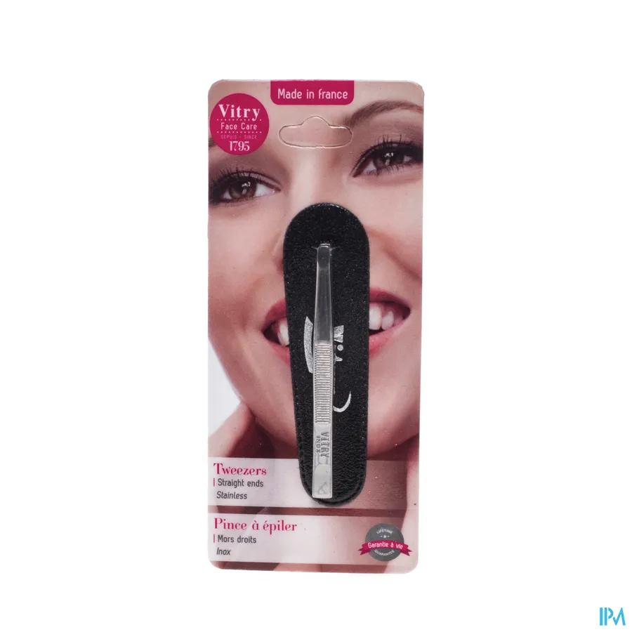 packshot van Vitry Epileerpincet met Rechte Top