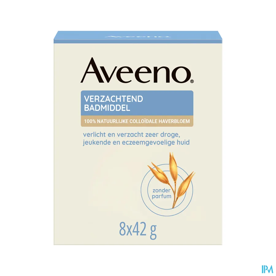 packshot van Aveeno Verzachtend Badmiddel 8 x 42 g