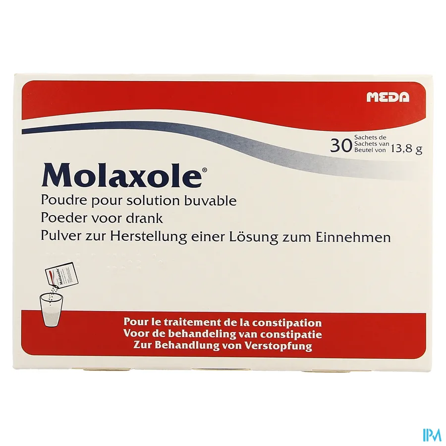 packshot van Molaxole 30 zakjes