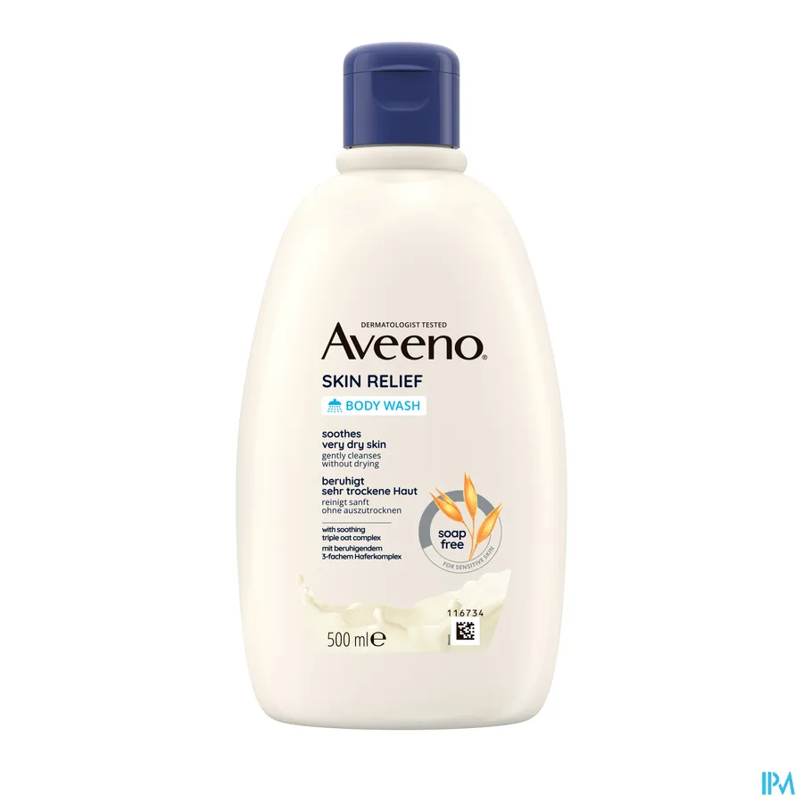 packshot van Aveeno Skin Relief Hydraterende Douchegel 500 ml