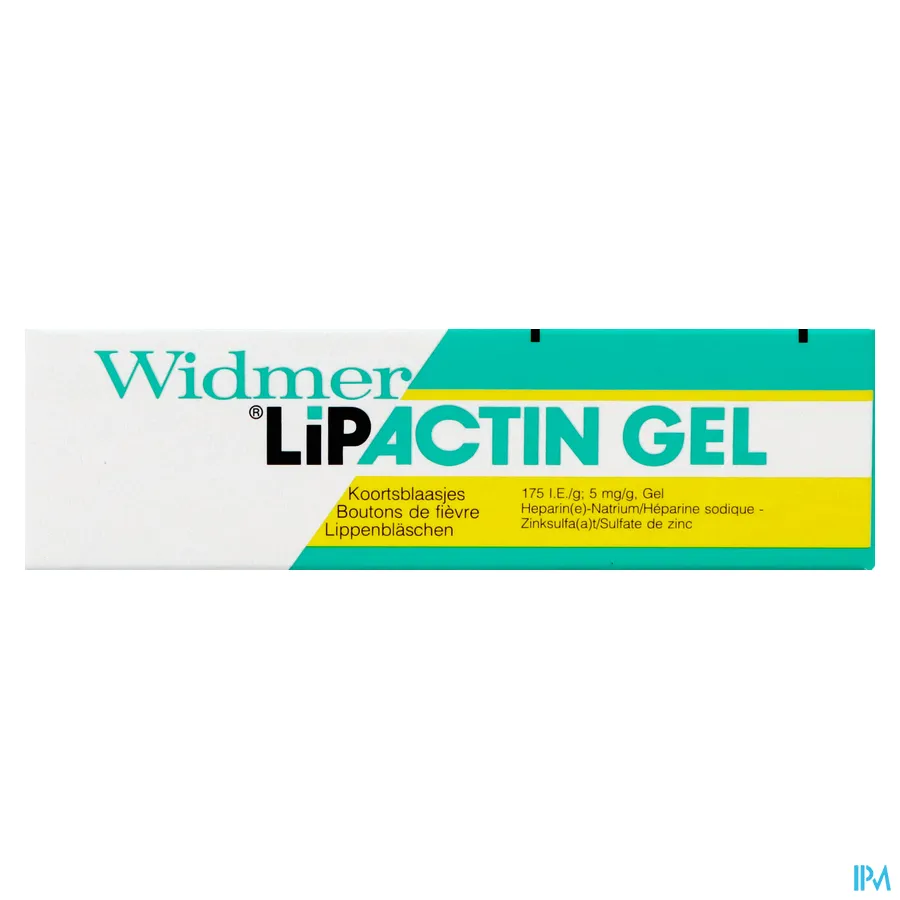 packshot van Louis Widmer Lipactin gel 3G