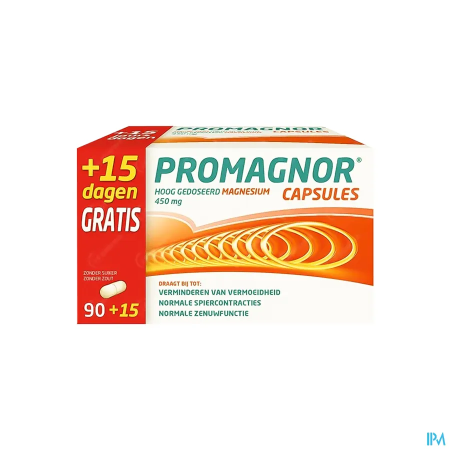 packshot van Promagnor Promo* 90 + 15 capsules