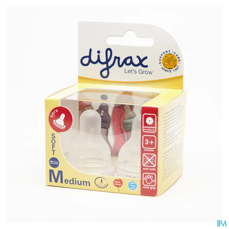 packshot van Difrax S-fles Natural Girl 250 ml