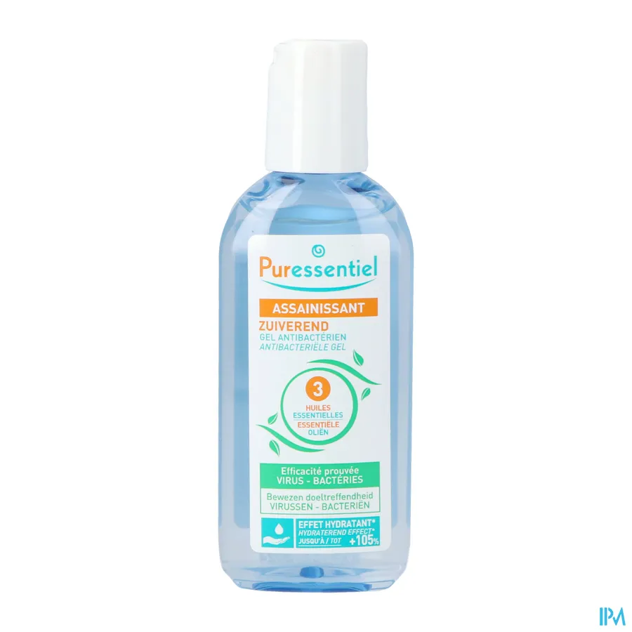 packshot van Puressentiel Zuiverende Antibacteriële Gel 80 ml