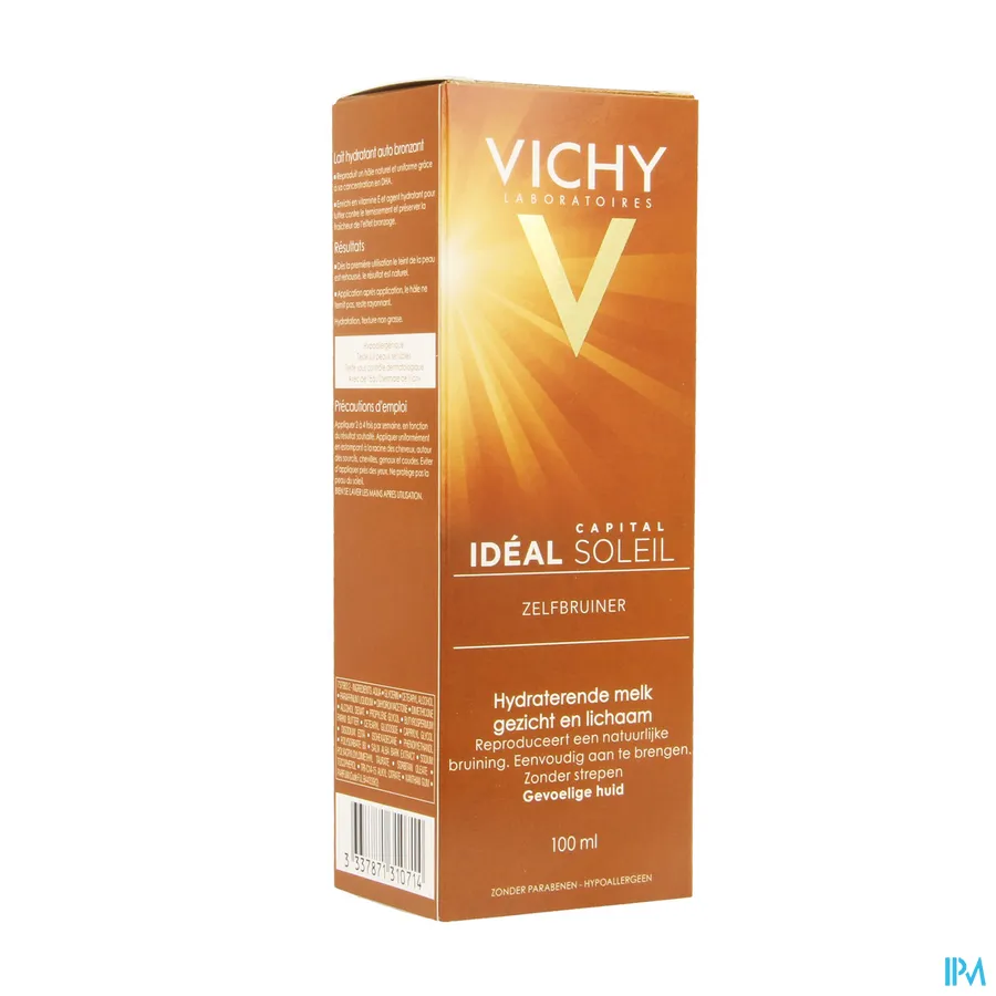 packshot van Vichy Idéal Soleil Hydraterende Zelfbruiner Gelaat & lichaam 100 ml