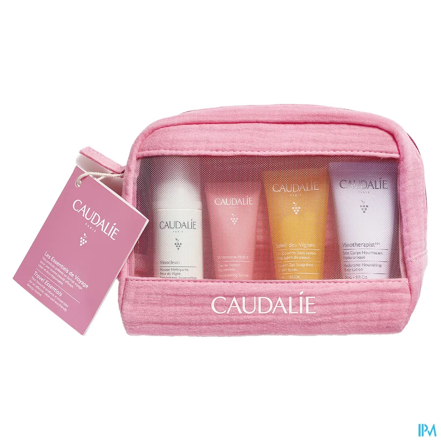 packshot van Caudalie Summer Set Vinosource Hydra 4 Producten