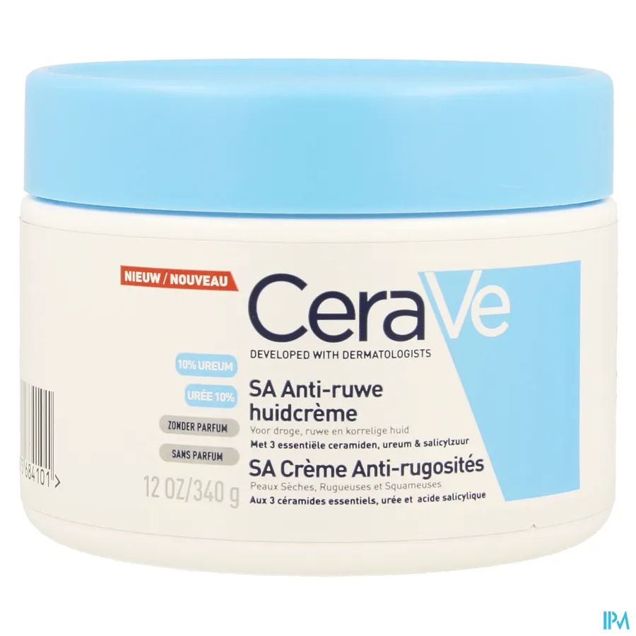 packshot van CeraVe SA Anti-Ruwe Huid Crème 340 g