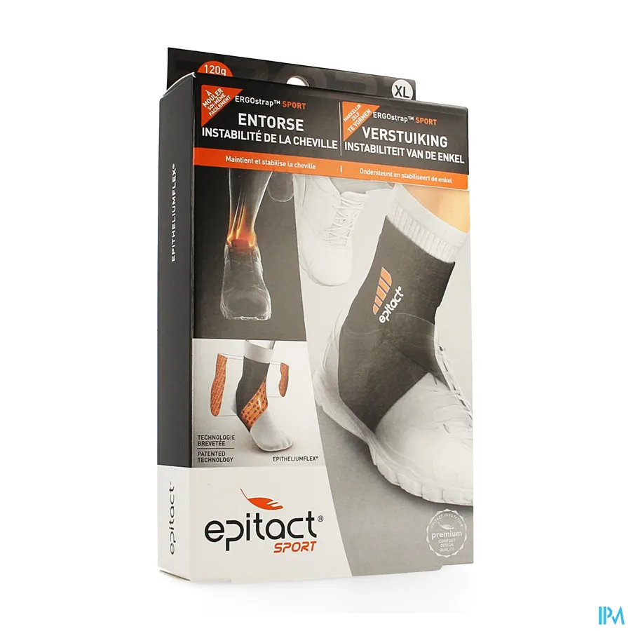 packshot van Epitact Sport ERGO Strap Sport voor Verstuiking en Instabiliteit van de Enkel Maat Extra Large