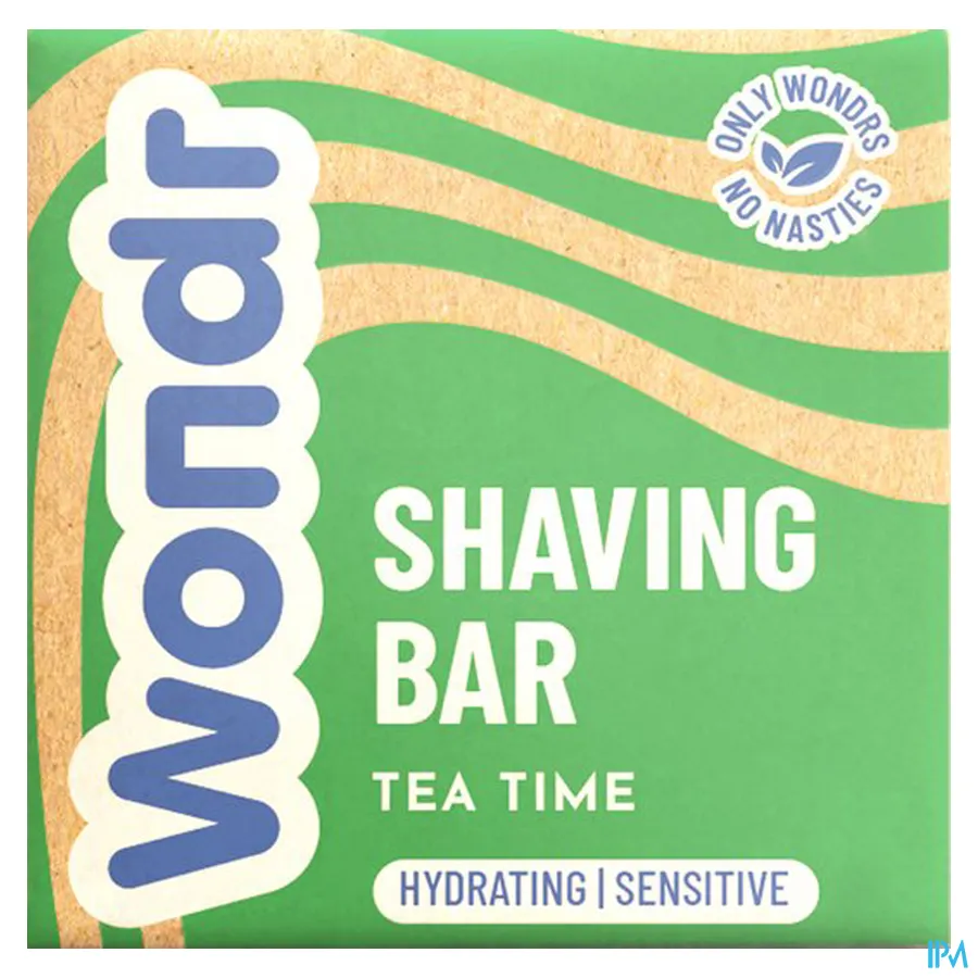 packshot van WONDR Shaving Bar Tea Time 85 g