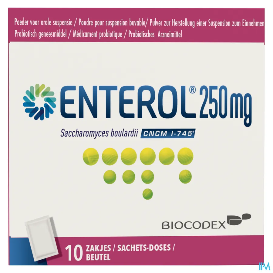 packshot van Enterol 10 Zakjes