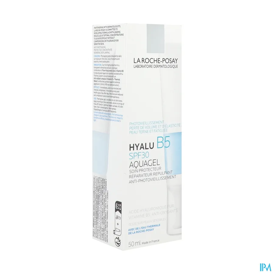 packshot van La Roche-Posay Hyalu B5 Aquagel SPF 30 50 ml