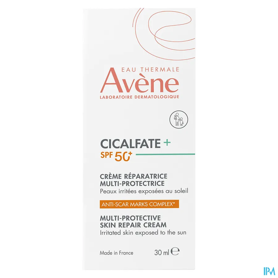 packshot van Avène Cicalfate+ SPF 50+ Multibeschermende Herstellende Crème 30 ml