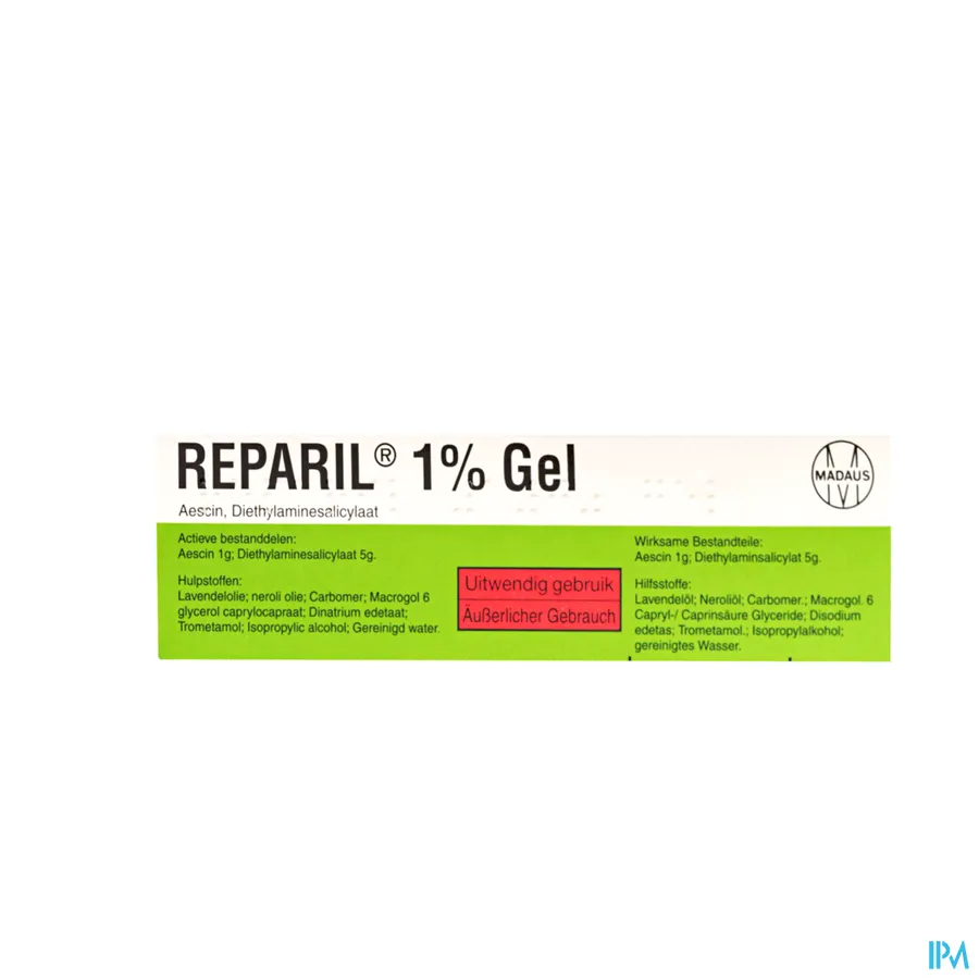 packshot van Reparil 40g gel