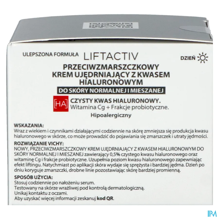packshot van Vichy Liftactiv Supreme Normale tot Gemengde Huid 50 ml