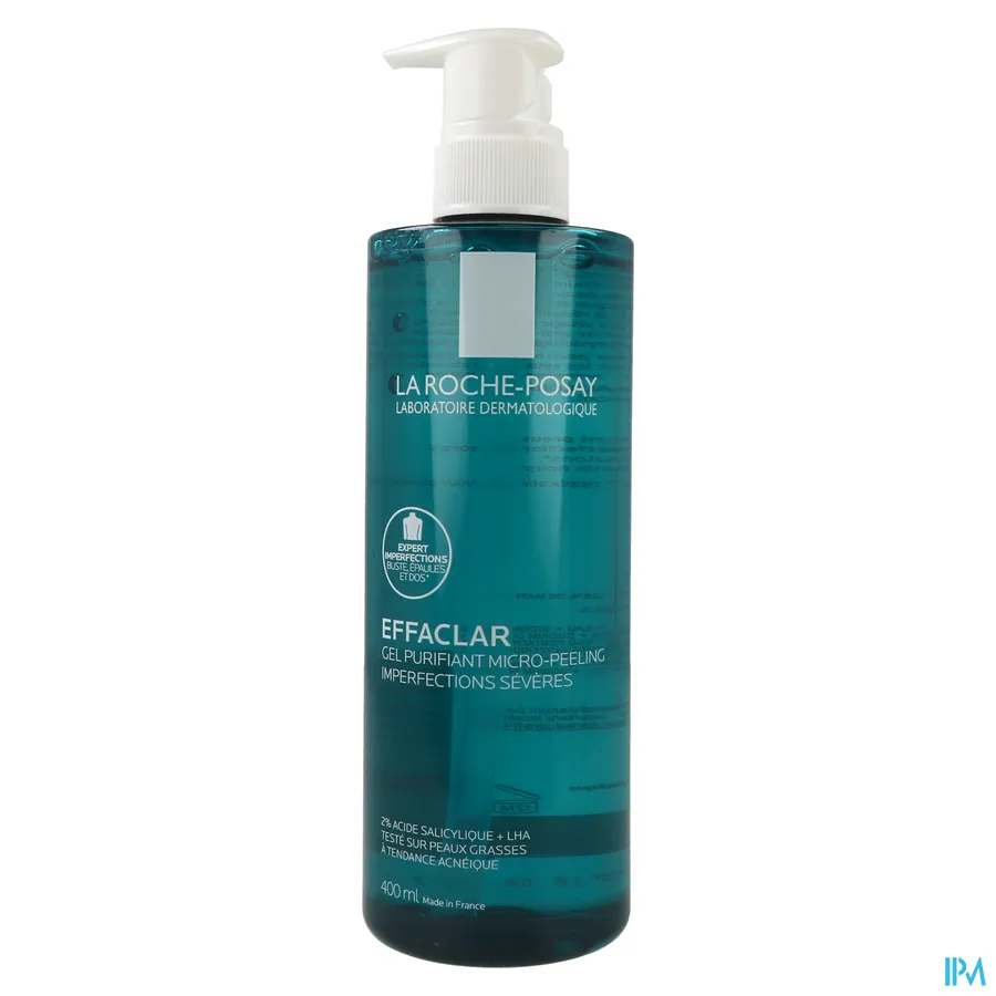 packshot van La Roche-Posay Effaclar Micro-Peeling Zuiverende Gel 400 ml