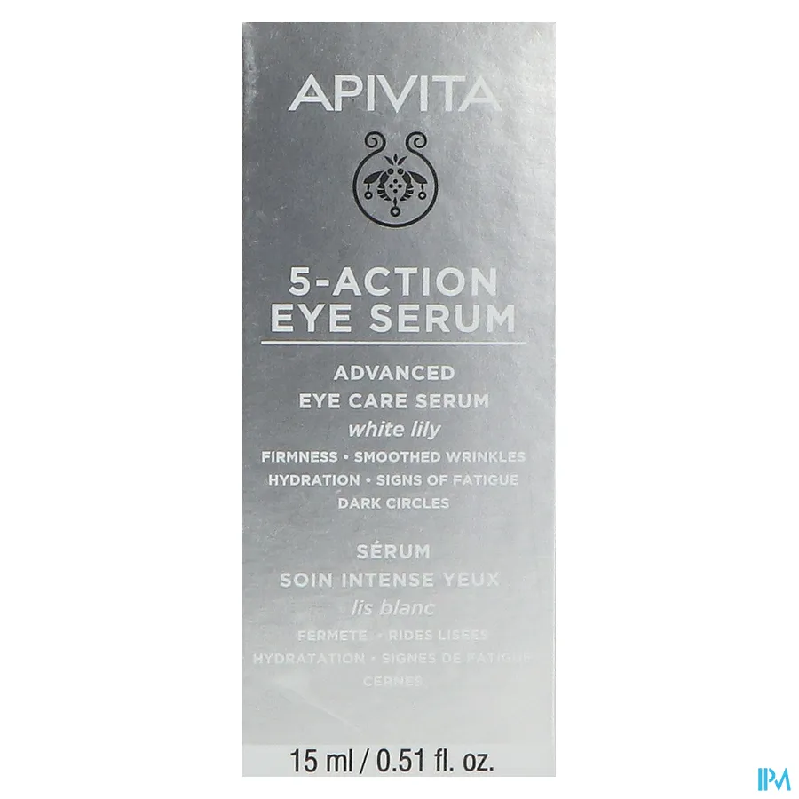 packshot van Apivita 5 Action Oogserum 15 ml