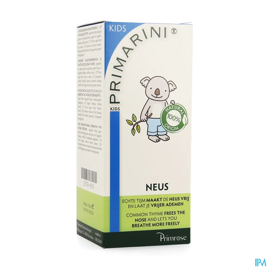 packshot van Primarini Kids voor de Neus 120 ml