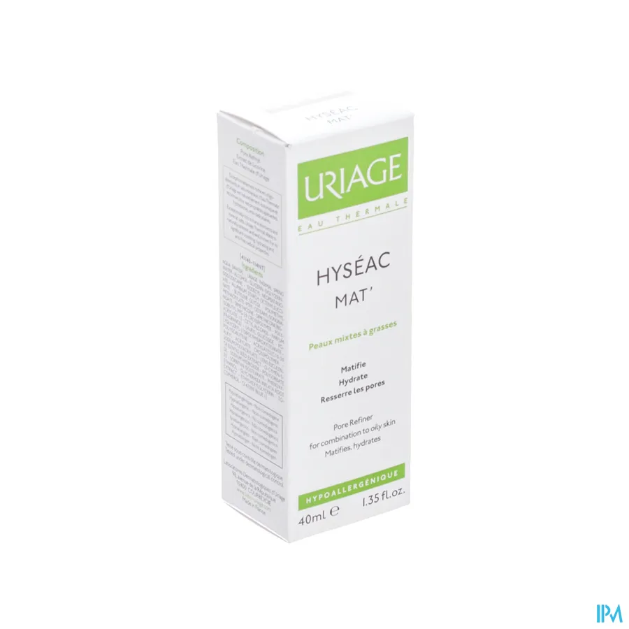 packshot van Uriage Hyséac Mat' 40 ml