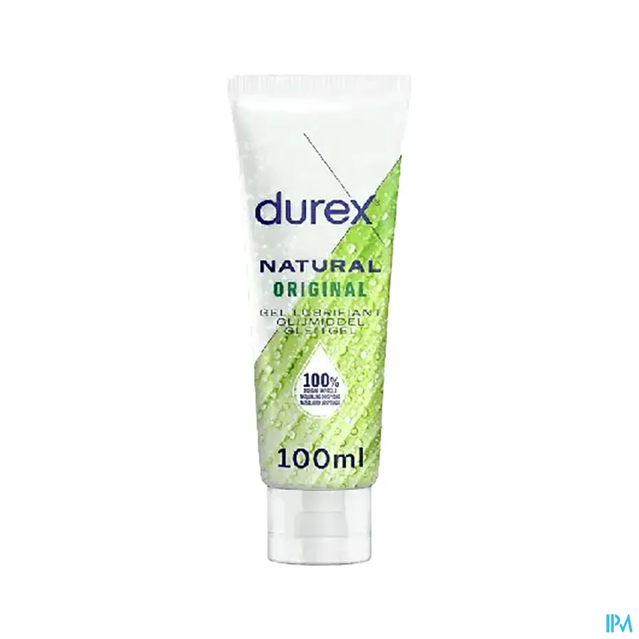 packshot van Durex Naturel Glijmiddel - 100% Natuurlijke Hydraterende Formule - 100 ml