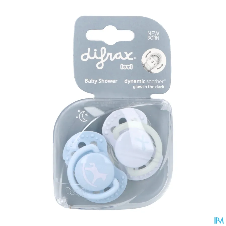 packshot van Difrax Fopspeen Dynamic Newborn Babyshower 2