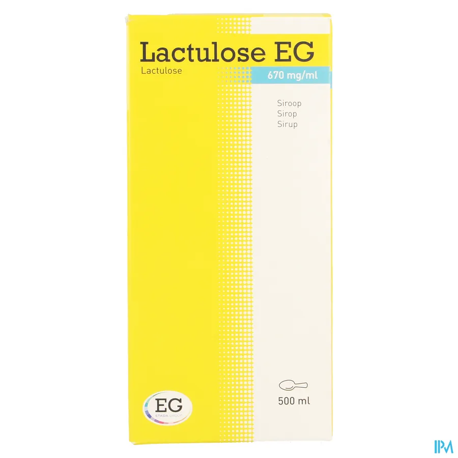 packshot van Lactulose EG Siroop 500 ml