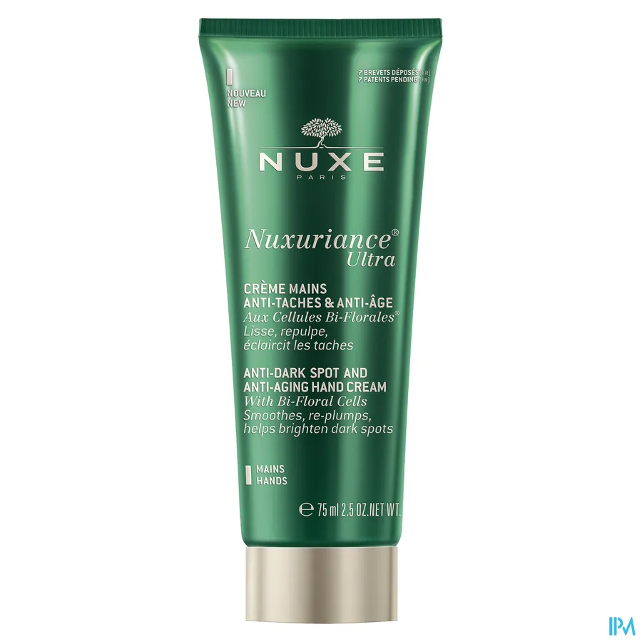 packshot van Nuxe Nuxuriance Ultra Anti-Ageing en Anti-Vlekken Handcrème Tube 75 ml