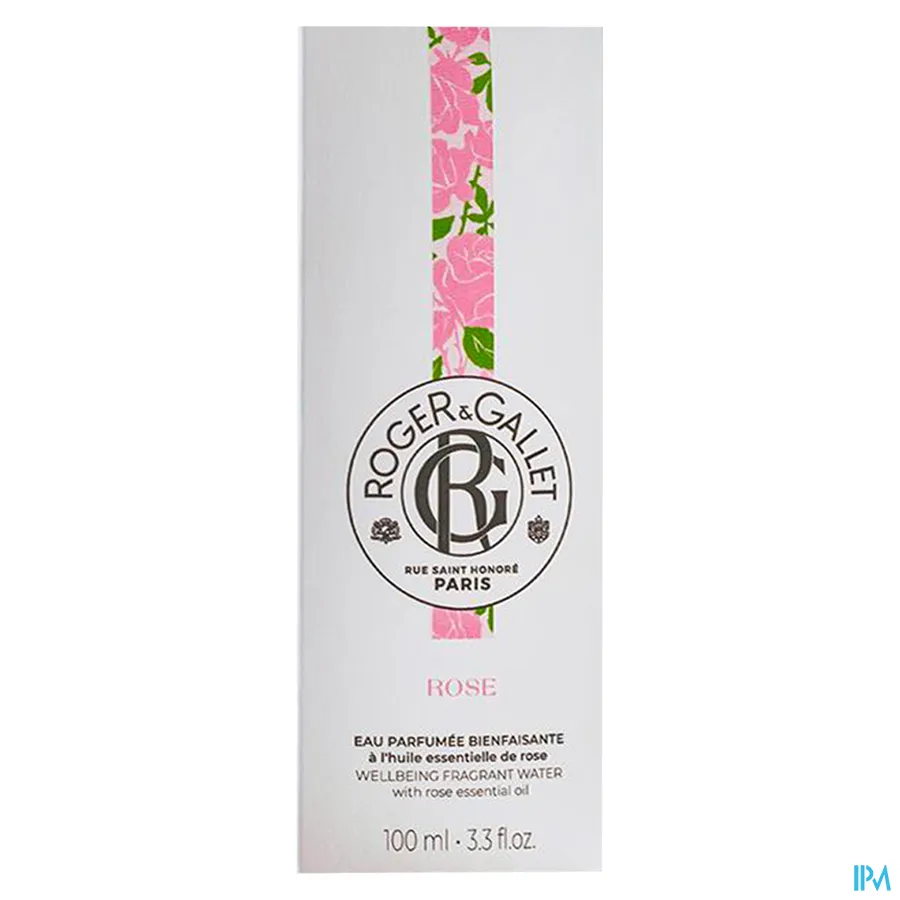 packshot van Roger & Gallet Rose Geparfumeerd Water 100 ml