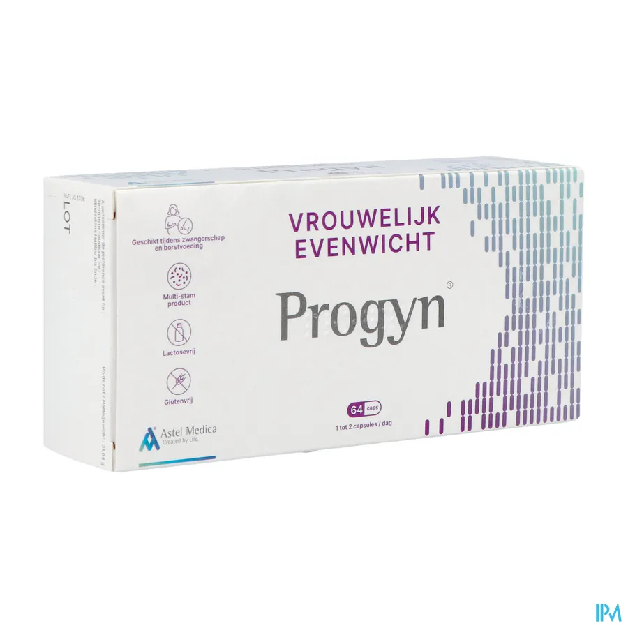 packshot van Progyn 64 capsules