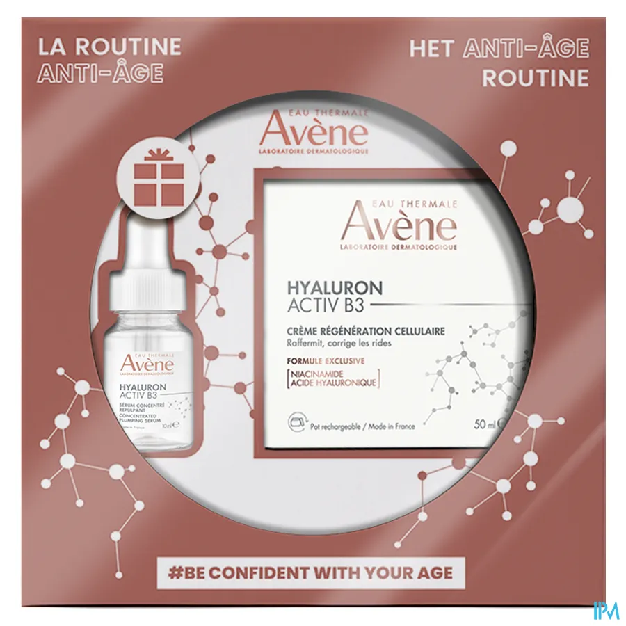 packshot van Avene Hyaluron Activ B3 Giftbox 2 Producten