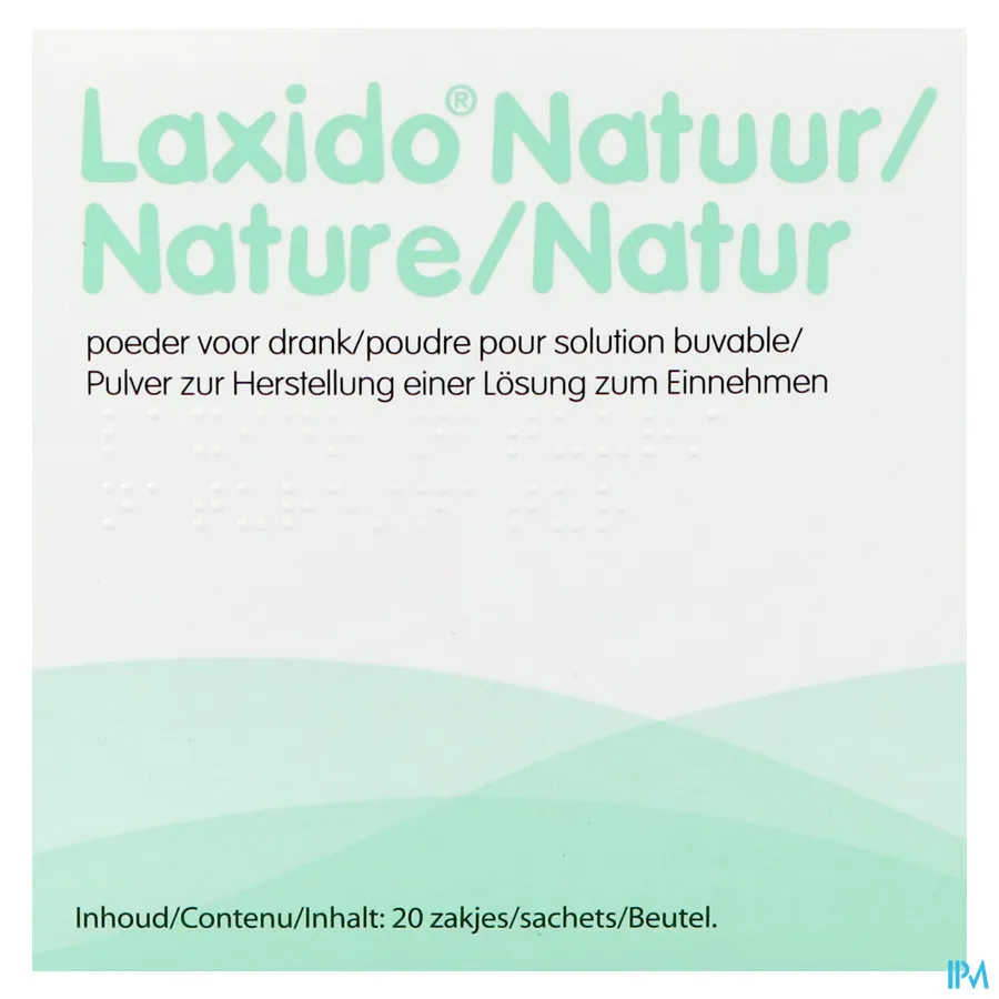 packshot van Laxido Natuur 20 zakjes
