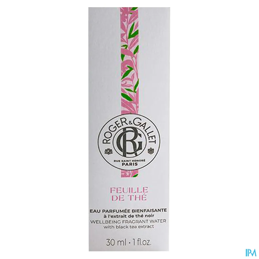 packshot van Roger & gallet Feuille The Eau Parfumee 30 ml