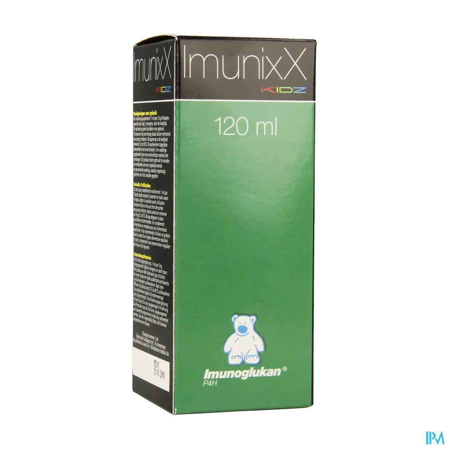 packshot van ImunixX Kidz Siroop 120 ml