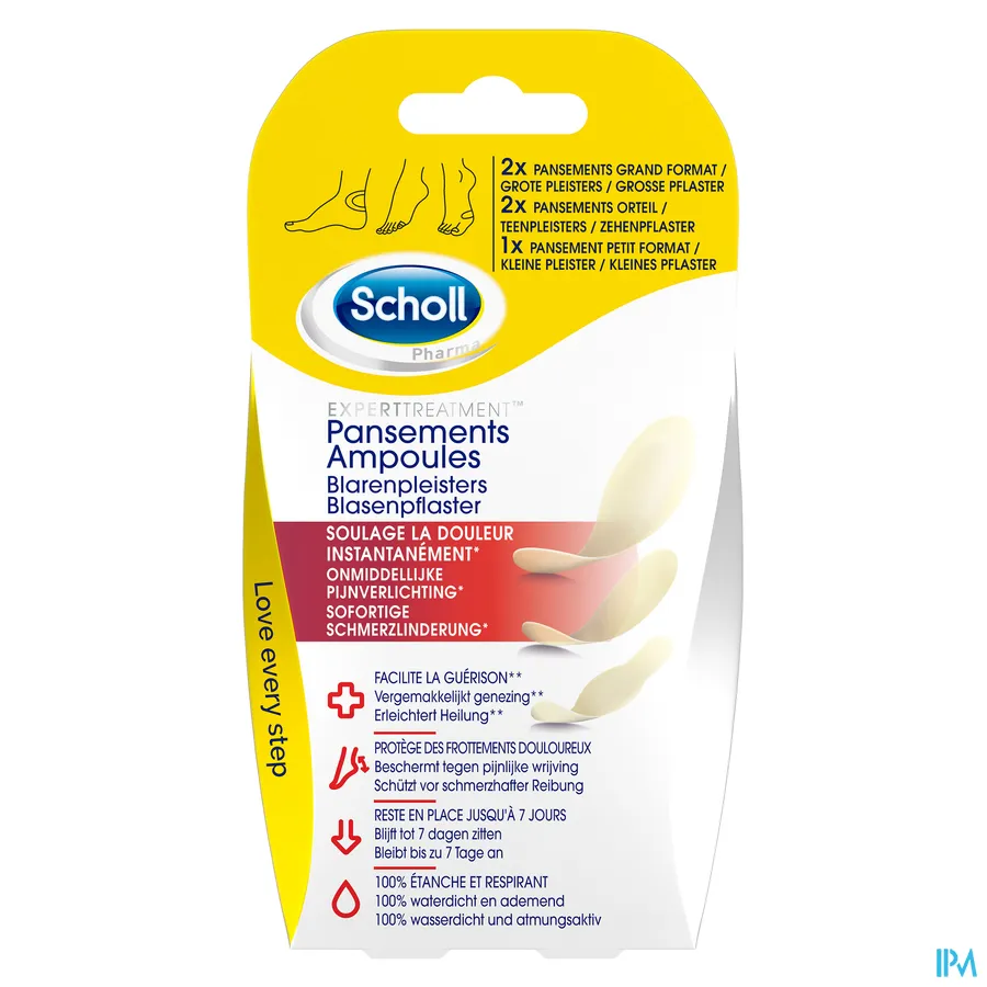 packshot van Scholl Blarenpleister Set 5 stuks