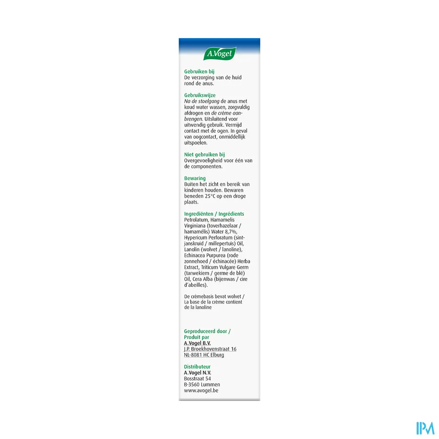 packshot van A. Vogel Haméliforce Huidregenererende Crème 30 ml