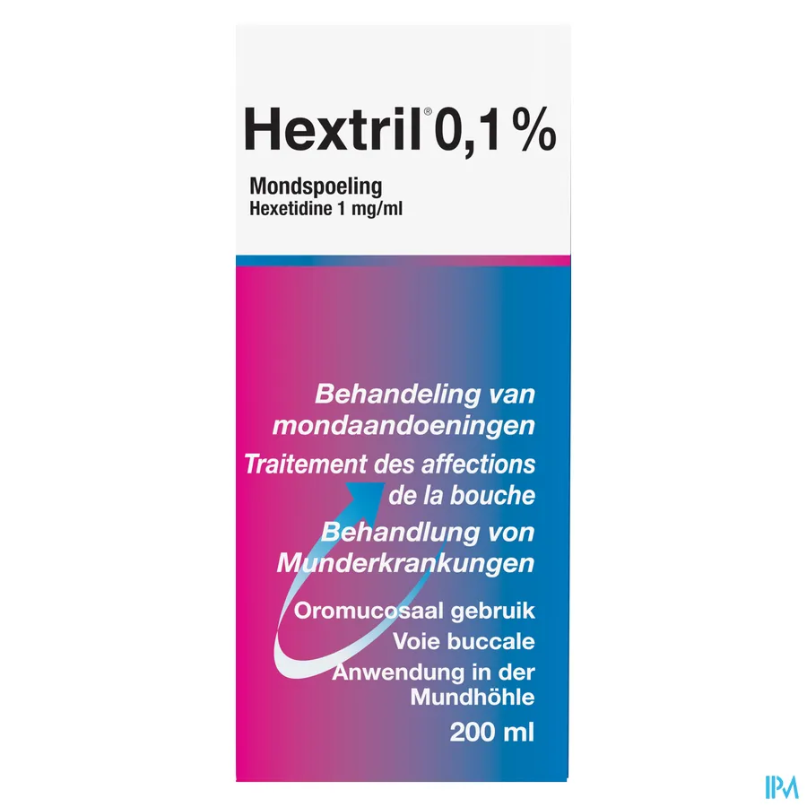 packshot van Hextril Mondspoeling 200 ml