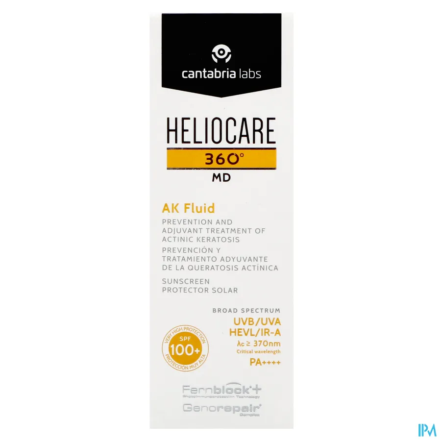 packshot van Heliocare 360° MD AK Fluid 50 ml