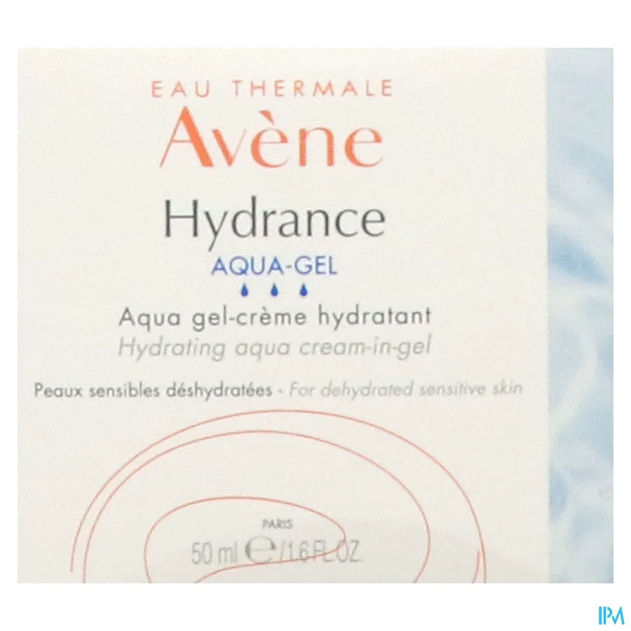 packshot van Avène Hydrance Hydraterende Aqua Gel-Crème 50 ml