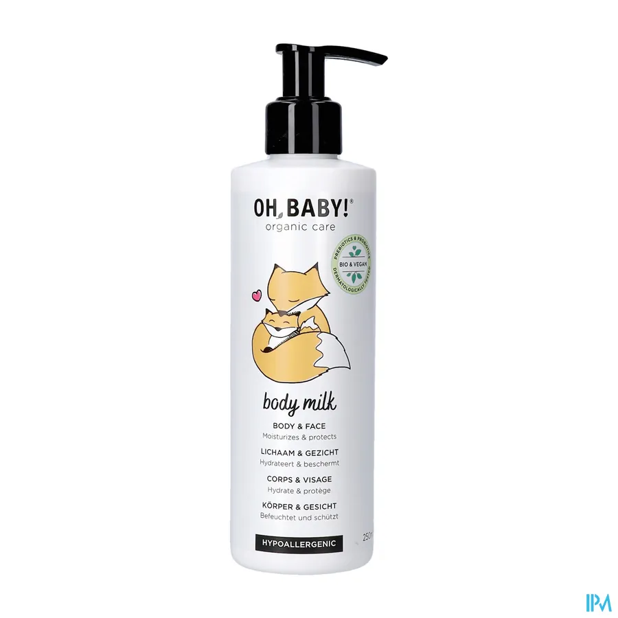 packshot van Oh Baby Lichaamsmelk 250 ml