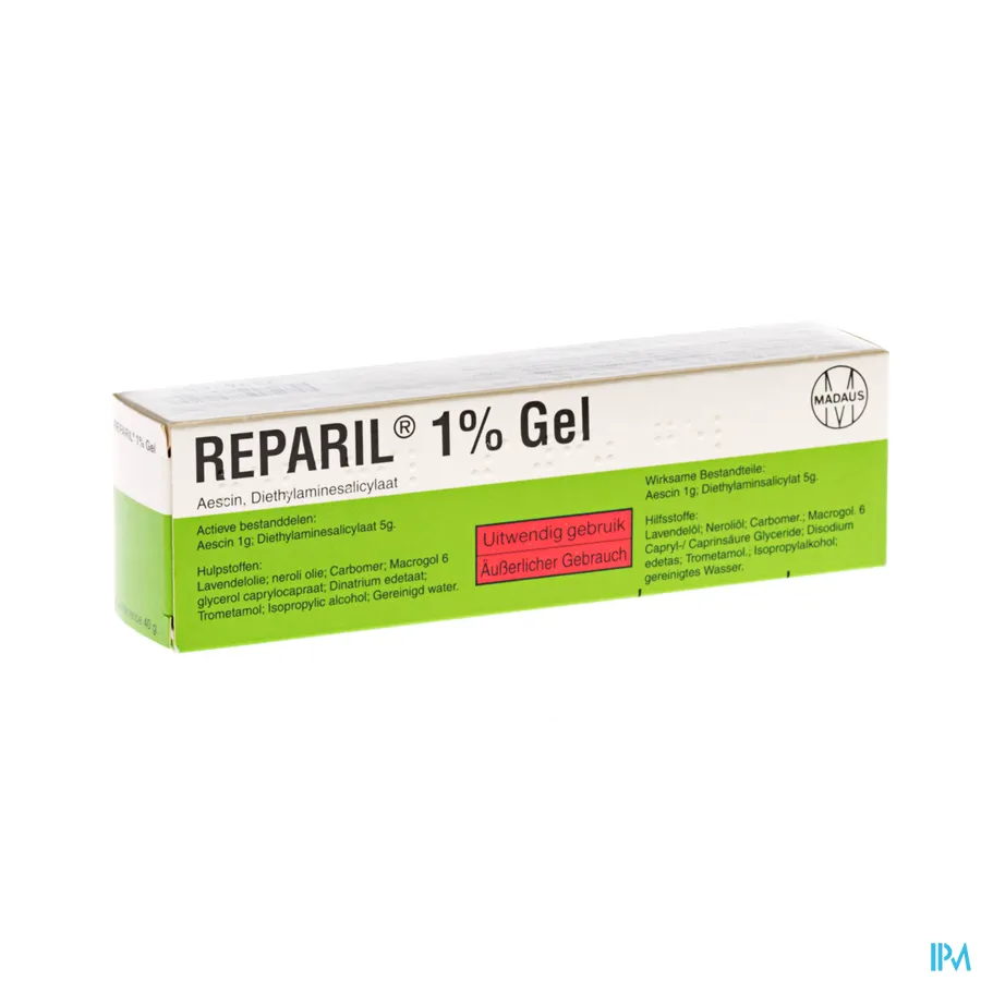 packshot van Reparil 40g gel