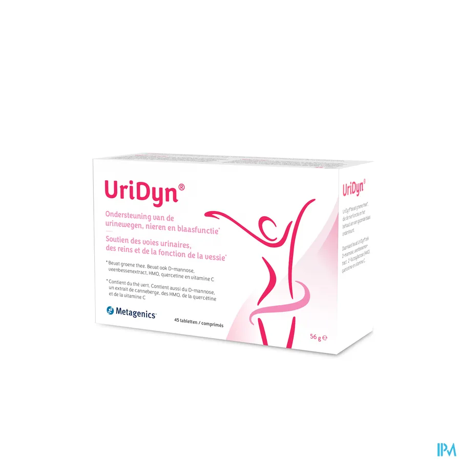 packshot van UriDyn 45 tabletten