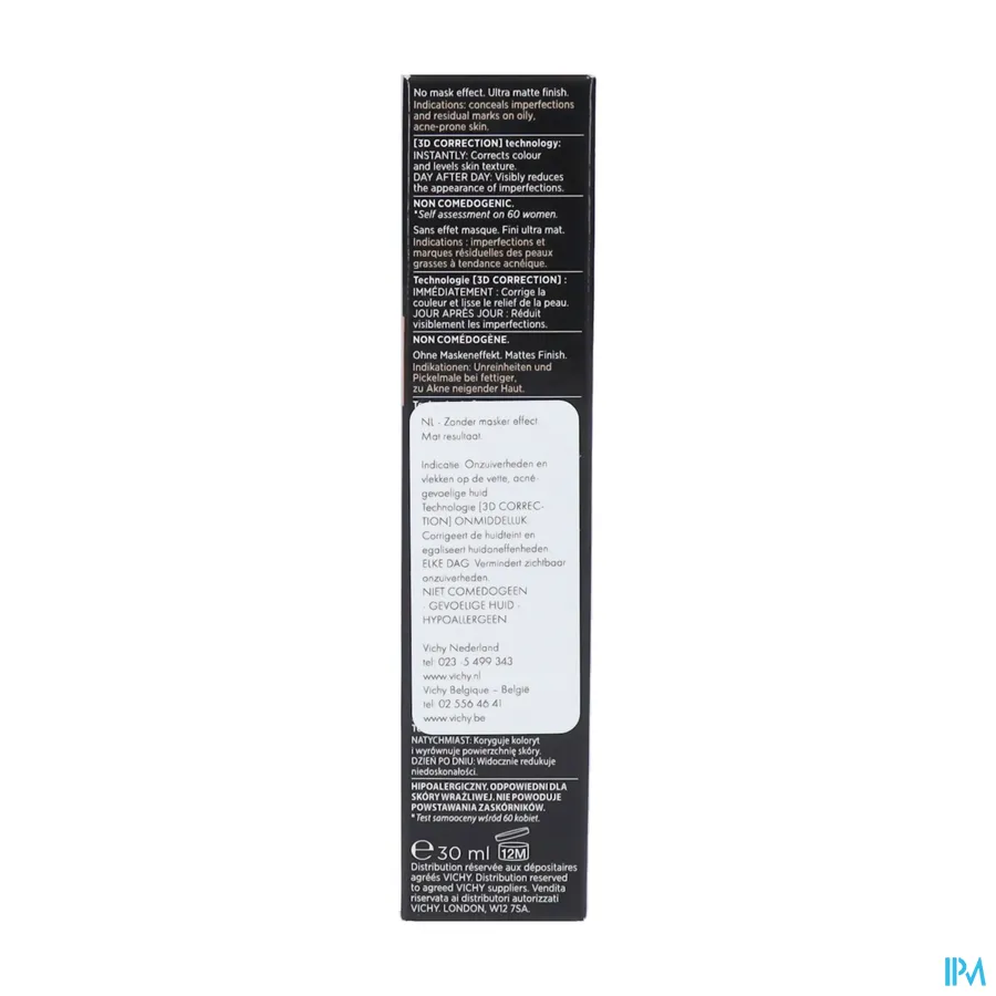 packshot van Vichy Dermablend Correction 3D 35 Sand 30 ml