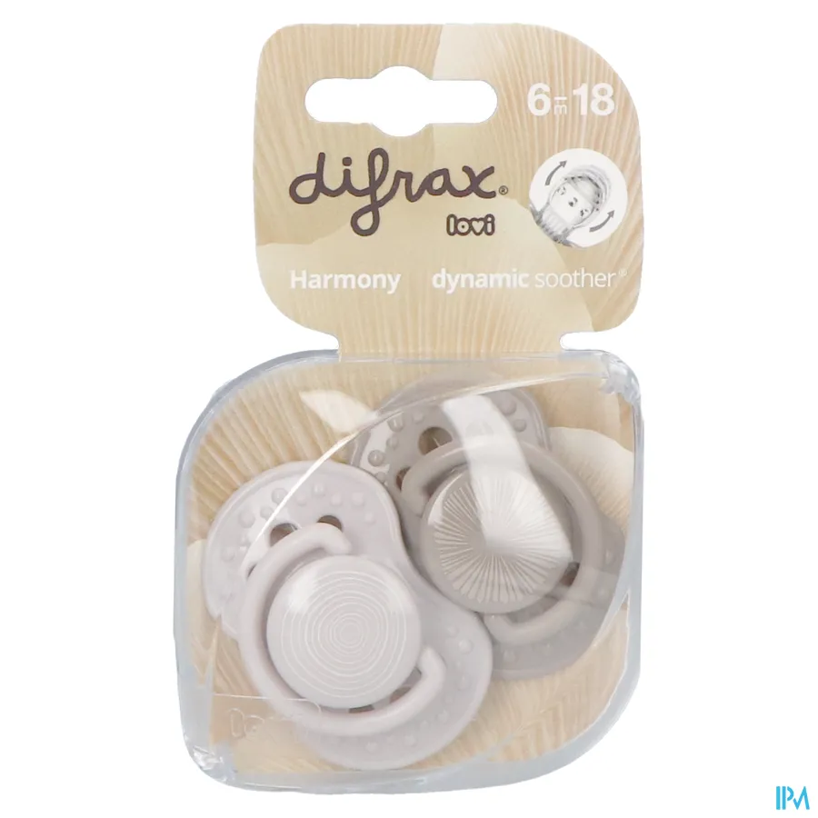 packshot van Difrax Fopspeen Dynamic Harmony 6-18m 2