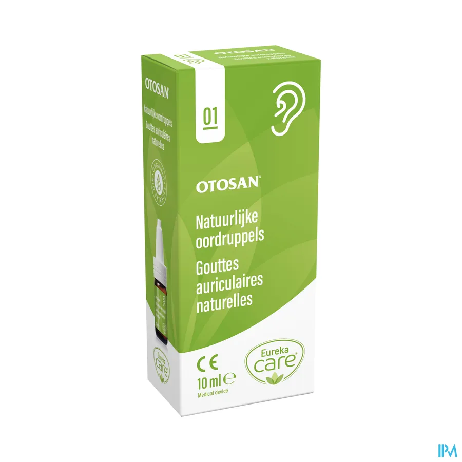 packshot van Otosan Natuurlijke Bio Oordruppels 10ml
