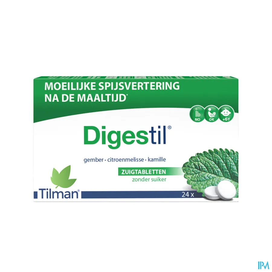 packshot van Digestil 24 tabletten