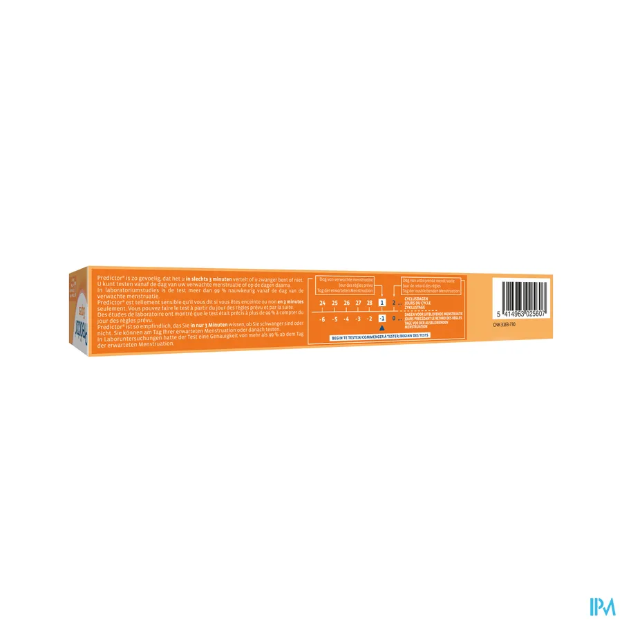 packshot van Predictor Express -Snel Resultaat- binnen 1 Minuut - 1 Zwangerschapstest