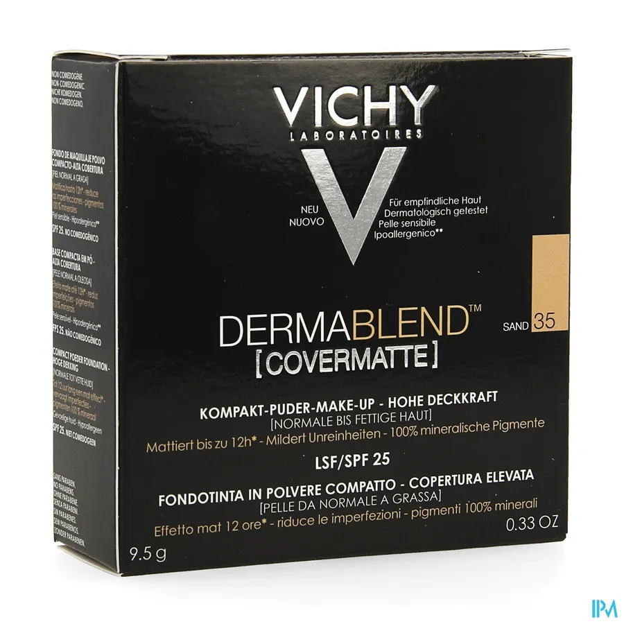 packshot van Vichy Dermablend Covermatte 35 Sand 9,5 g